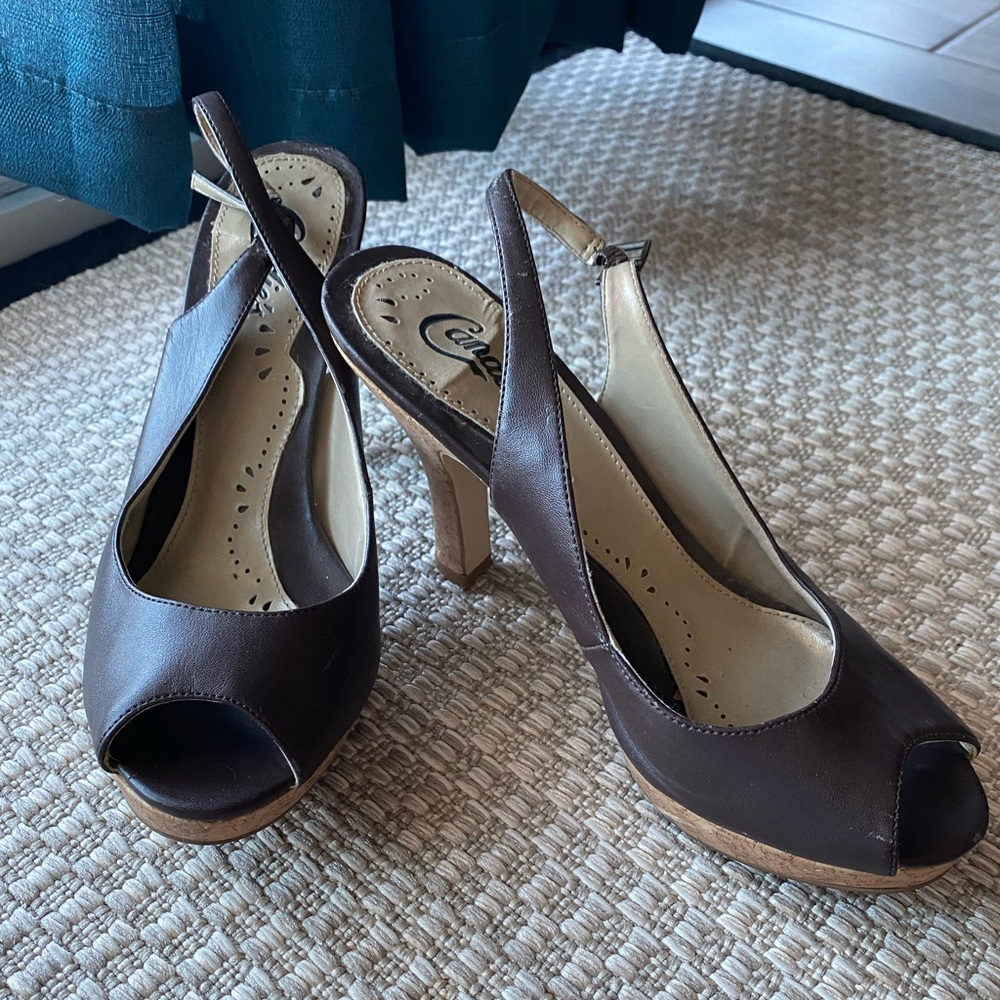 Brown heels “candie’s”